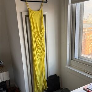 Lovers and Friends Yellow Floor Length Dress M